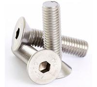 Bolt Base 4mm A2 Stainless Steel Countersunk Csk Hex Head Socket Screw Allen Bolts M4 X 10-5