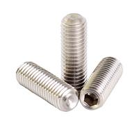Bolt Base 4mm A2 Stainless Steel Grub Screws Hex Socket Set Cup Point M4 X 4-10