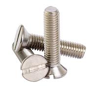 Bolt Base 5mm A2 Stainless Steel Slotted Countersunk Machine Screws Slot Csk Screw Bolts DIN 963 M5 x 20-5