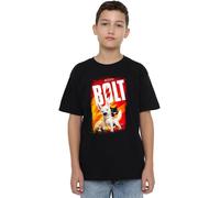 Bolt Boy's Disney Pixar Pet Poster T Shirt, Black, 7-8 Years