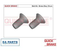 Bolt, brake disc for VOLVO V40 V70 XC70 QUICK BRAKE 11670K