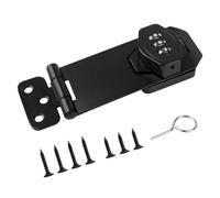 Bolt Combination Lock, Digit Combination Locking Bolt, Gate Lock Heavy Duty Combination Door Lock, Password Door Lock with Anti-Tamper Security Fixing Screws for Cabinet, Barn Door, Garage Door