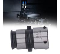 Bolt Die Tapping Collet Set, Quick Change Round Chuck for Lathe Tool Sturdy Carbon Steel Construction Includes Wrench Ideal for Metalworking