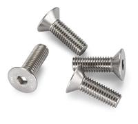 Bolt Dropper A2 Stainless Steel Hexagon Head Cap Screws - M8-1.25 Thread Diameter, High Tensile Strength, Countersunk Head Lag Screws for Secure Fastening in Wood and Composites - 25mm L, Set of 50