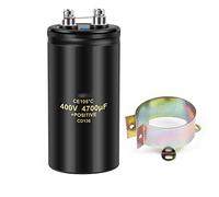 Bolt Electrolytic Capacitor 400V4700UF 76x105mm CD136 Screw Capacitors CE105℃ with Bracket 2000Hours 1Pcs Energy storage elements
