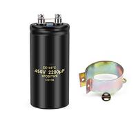 Bolt Electrolytic Capacitor 450V2200UF 50x105mm CD136 Screw Capacitors CE105℃ with Bracket 2000Hours 1Pcs Energy storage elements
