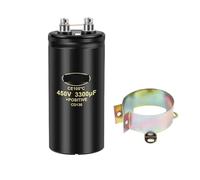 Bolt Electrolytic Capacitor 450V3300UF 63.5x130mm Screw CD136 Capacitors CE105℃ With Bracket 2000Hours CZAOINCU
