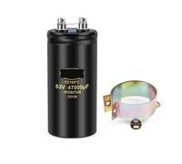 Bolt Electrolytic Capacitor 63V47000UF 50x105mm CD136 Screw Capacitors CE105℃ With Bracket 2000Hours CZAOINCU