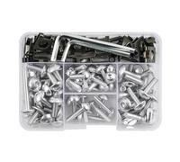 Bolt For CBR600F CBR600RR CBR900RR CBR1000F CBR1000RR CBR1100XX 155PCS Motorcycle Washers Nuts Screws Assortment Motorbike Mounting Kits