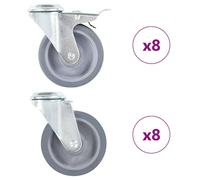 Bolt Hole Swivel Casters Moving Wheel Trolley Caster Furniture Caster vidaXL