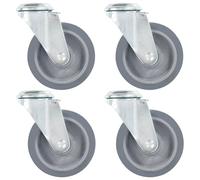 Bolt Hole Swivel Casters Moving Wheel Trolley Caster Furniture Caster vidaXL