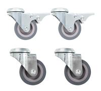 Bolt Hole Swivel Casters Moving Wheel Trolley Caster Furniture Caster vidaXL