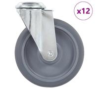 Bolt Hole Swivel Casters Moving Wheel Trolley Caster Furniture Caster vidaXL