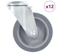Bolt Hole Swivel Casters Moving Wheel Trolley Caster Furniture Caster vidaXL