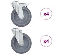 Bolt Hole Swivel Casters Moving Wheel Trolley Caster Furniture Caster vidaXL