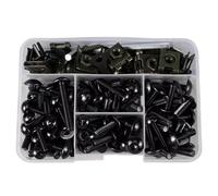 Bolt Kit For KLR250 KLR650 GPZ1100 GPZ750 For Ninja 1000 1000R 250 250R 300 500 500R 177pcs Motorcycle Bodywork Screws Nuts Fairing For Bolt Kit