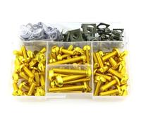 Bolt Kit For Ninja650R Ninja250R ZZR600 ZX9R ZX11 Motorcycle Body Work Screws Mounting Washers Motorbike Bolts Nuts Kit