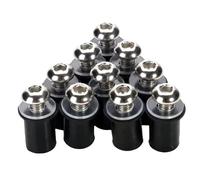 Bolt Kit Universal 10Pcs Motorcycle For M5 Windscreen Windshield Screw Bolts Nuts Fastener Mounting Motorbike Body Work For Bolt Kit