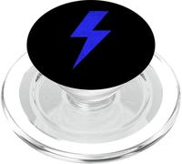 Bolt Lightning Blue Thunderbolt Team PopSockets PopGrip for MagSafe