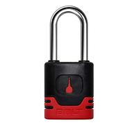 BOLT Lock 7023540 Padlock Ford Side Cut, Black/Red