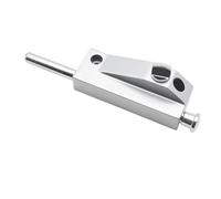 Bolt Lock Framed Spring Revolving Door Latch Lock Open Mounted Stainless(Black A)
