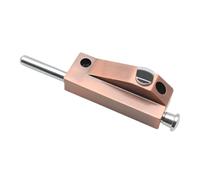 Bolt Lock Framed Spring Revolving Door Latch Lock Open Mounted Stainless(Red Bronze A)
