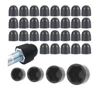 Bolt Nut Dome Protection Caps Covers Exposed Hexagon Plastic Screw lock up Fasteners Front Rear Door Deco Car Motorcycle(M12 50PCS)