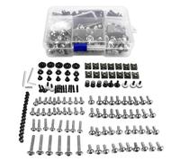 Bolt Nut Kit Motorcycle Fairing Bolt Clips Kit For BMW R1150 GS RS RT R1200 C R S/SE ST GSA R1200GS Adventure LC Windscreen Fastener Screws Bolts Motorbike Screw Fasteners Fixing(Silver)