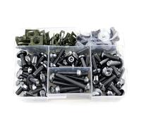 Bolt Nut Kit Motorcycle Fairing Fastener Clips Kit For BMW F800GSA G310R F800R Windscreen Bodywork Screws Bolts Nuts Kits Motorbike Screw Fasteners Fixing(Titanium)