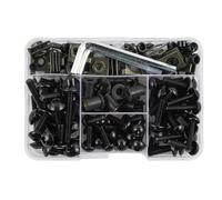 Bolt Nuts Motorcycle Fairing Bolt For SUZUKI GSXR 600 750 1000 K1 K2 K3 K4 K5 K6 K7 K8 K9 K10 Screws Fasteners Bodywork Clips Screws Clips(BLACK)