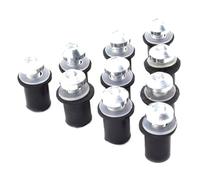 Bolt screw 10PCS Fairing Wind Screen Screw Bolt Kit Windshield Mounting Nut Bolt For BMW S1000RR HP4 HP2 Sport K1200S For Benelli For Tornado 1130 (Color : Silve)