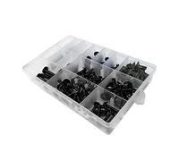 Bolt screw For BENELLI TNT 125 TNT 135 TNT125 TNT135 BJ 500 BN600i BN302 BN251 Full Fairing Bolts Kit Bodywork Screws Nut For Motorcycle 7 Colors (Color : Black- Silver)
