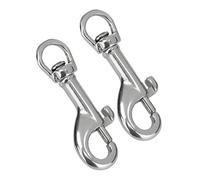 Bolt Snap Hook 65mm Length Waterproof 316 Stainless Steel 2pcs dive clips with one end for key fob