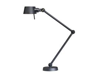Bolt Table Lamp Double Arm Smokey Black