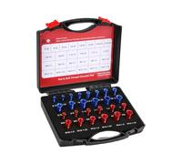Bolt Thread Checker - Thread Checker Kit Imperial and Metric - Portable Measuring Tools Finder for Machinists Technicians Woodworkers Fabricators Quickly Identify Fasteners Garage Truck