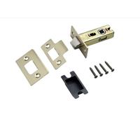 Bolt Through Tubular Latch 75mm Case - 57mm Backset - Antique Brass
