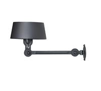 Bolt Wall Lamp Under Fit Large Smokey Black