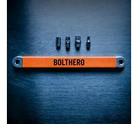 Bolthero - Reaches The Bolt Nothing Else Can, Bolt Hero Wrench, Universal Socket Adapter for Tight Spaces, Heavy Duty Offset Ratchet Extension, for Automotive Repair, Mechanical Maintenance