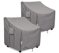 BOLTLINK Patio Chair Covers Waterproof, Heavy Duty Outdoor Furniture Covers Fits up to 32W x 37D x 36H inches -2 Pack