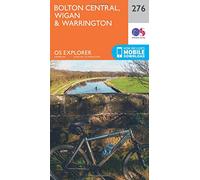 Bolton Central, Wigan & Warrington Map | Mersey Forest & Red Rose Forest | Ordnance Survey | OS Explorer Map 276 | England | Walks | Hiking | Maps | Adventure