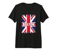 Bolton - Vintage Union Jack British Flag Premium T-Shirt