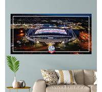 Bolton Wanderers FC Official Stadium Night Time Wall Sticker (60cm width x 30cm height)