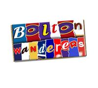 Bolton Wanderers Football Club FC CHOCOLATE BAR WRAPPER Novelty Gift Present for Friends Sport Fans (Without Chocolate Bar)