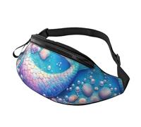 BoltPack 3D Print Fanny Pack for Women Men, with Adjustable Strap, Lightweight Waterproof Waist Bag for Sport Walking Running