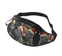 BoltPack Christmas Koala Print Fanny Pack for Women Men, with Adjustable Strap, Lightweight Waterproof Waist Bag for Sport Walking Running