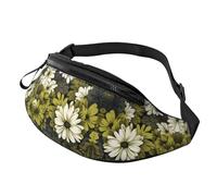 BoltPack Floral Camo Print Fanny Pack for Women Men, with Adjustable Strap, Lightweight Waterproof Waist Bag for Sport Walking Running