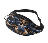 BoltPack Galactic Camo Print Fanny Pack for Women Men, with Adjustable Strap, Lightweight Waterproof Waist Bag for Sport Walking Running