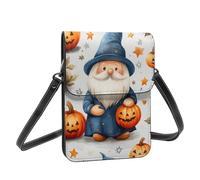 Boltpack Halloween Gnomes Print Crossbody Purse Cell Phone Bags For Women - Leather Cellphone Wallet Bag Coin Purse With Adjustable Shoulder Rope