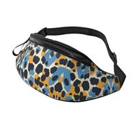 BoltPack Leopard Print Fanny Pack for Women Men, with Adjustable Strap, Lightweight Waterproof Waist Bag for Sport Walking Running