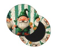 Boltpack St. Patrick'S Day 3D Print Round Stool Chair Covers, Soft Washable Round Bar Stool Cushion Slipcover